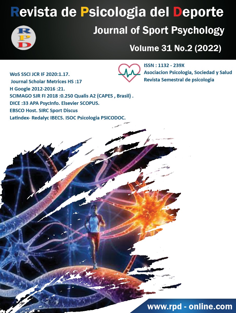 					View Vol. 31 No. 2 (2022): Journal of Sport Psychology
				